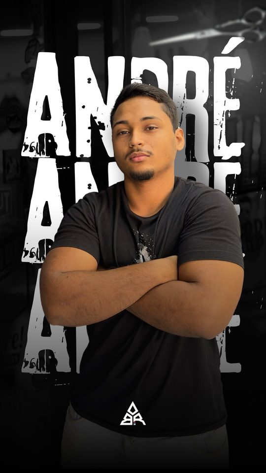 Cartaz do barbeiro André